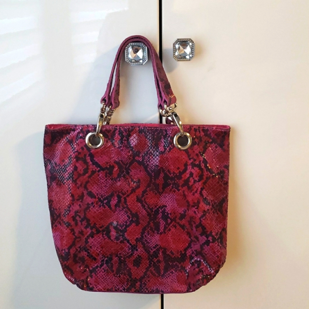 Snake skin bag